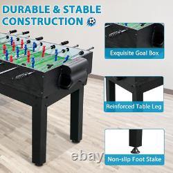 10-In-1 Combo Game Table Set for Home, Game Room Foosball, Air Hockey, Chess, Po