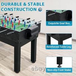 10-in-1 Combo Game Table Set for Home, Game Room Foosball, Air Hockey, Chess