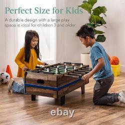 11-in-1 Kids Combo Game Table Set withPing Pong, Foosball, Air Hockey, Shuffleb