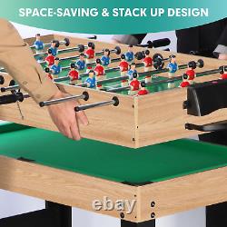 12-In-1 Game Table 48 Combo Game Table, Ping Pong Table, Foosball Table, Air