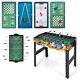 12-in-1 Combo Game Table Set with Foosball Air Hockey Pool Ping Pong Chess Bowling