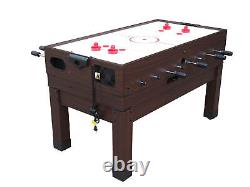 13 in 1 GAME TABLE IN ESPRESSOFOOSBALL, POOL, AIR HOCKEY SHUFFLEBOARD PING PONG