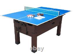 13 in 1 GAME TABLE IN ESPRESSOFOOSBALL, POOL, AIR HOCKEY SHUFFLEBOARD PING PONG