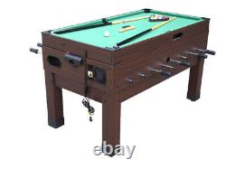 13 in 1 GAME TABLE IN ESPRESSOFOOSBALL, POOL, AIR HOCKEY SHUFFLEBOARD PING PONG