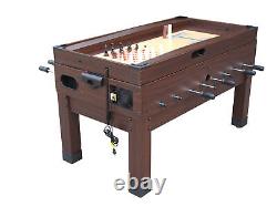 13 in 1 GAME TABLE IN ESPRESSOFOOSBALL, POOL, AIR HOCKEY SHUFFLEBOARD PING PONG