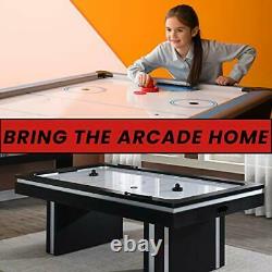 2 Player Electric Air Hockey Table, Black