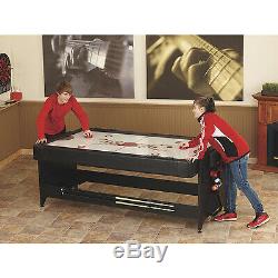 2-in-1 Game Table Pool/Billiard and Air Hockey