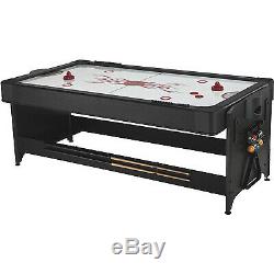 2-in-1 Game Table Pool/Billiard and Air Hockey