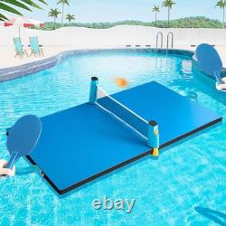 2025 Upgrade Heavy Duty Pool Table Tennis Floating Set Foldable Portable High