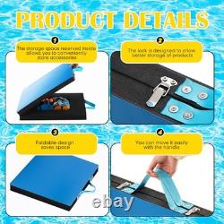 2025 Upgrade Heavy Duty Pool Table Tennis Floating Set Foldable Portable High