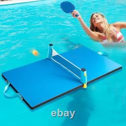 2025 Upgrade Heavy Duty Pool Table Tennis Floating Set Foldable Portable High