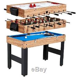 3 In 1 Combo Multi Game Table Pool Air Hockey Foosball Sport Tables Games