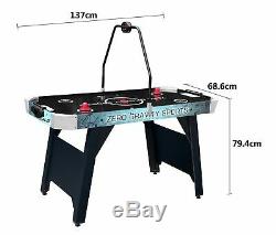 4.5ft feet Air Hockey Table with Electric Fan Motor and Electronic Scorer