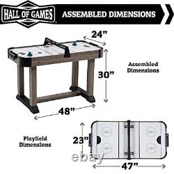 4' Charleston Air Powered Hockey Table with Pusher and Puck Set