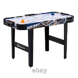 4 Ft. Air Powered Hockey Table Interactive LED Light-up Scorer NEW