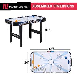 4 Ft. Air Powered Hockey Table Interactive LED Light-up Scorer NEW