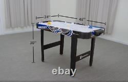 4 Ft. Air Powered Hockey Table Interactive LED Light-up Scorer NEW