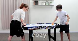 4 Ft. Air Powered Hockey Table Interactive LED Light-up Scorer NEW