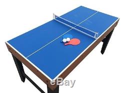 4-In-1 Air Hockey Ping Pong Basketball MarkerBoard Multi Game Table NG1016M