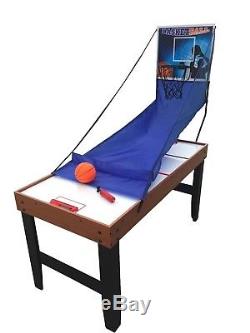 4-In-1 Air Hockey Ping Pong Basketball MarkerBoard Multi Game Table NG1016M