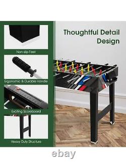 4-In-1 Combo Game Table 49 Foosball With Pool Billiards Air Hockey Table Tennis