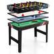 4-In-1 Combo Game Table 49 Foosball with Pool Billiards Air Hockey Table Tennis
