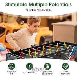 4-In-1 Combo Game Table 49 Foosball with Pool Billiards Air Hockey Table Tennis