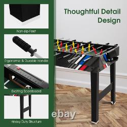 4-In-1 Combo Game Table 49 Foosball with Pool Billiards Air Hockey Table Tennis