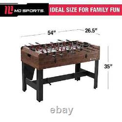 4-In-1 Combo Game Table Foosball Air Powered Hockey Table Tennis Billiards