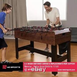 4-In-1 Combo Game Table Foosball Air Powered Hockey Table Tennis Billiards