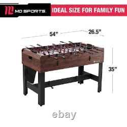 4-In-1 Combo Game Table Foosball Hockey Table Tennis Billiards