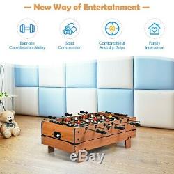 4 In 1 Multi Game Air Hockey Foosball Ping Pong Billiards Table Compact Size Fun