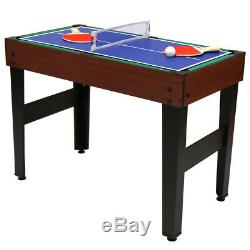 4-In-1 Multi Sports Table Including Pool, Football, Push Hockey and Table Tennis