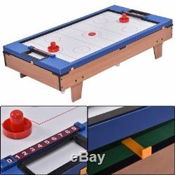4-In-1 Swivel Combo Game Table Kids Pool Air Hockey Ping Pong Football Sports