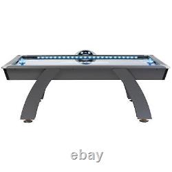 4 Player Air Hockey Table with Digital Scoreboard LED Lights Sound Effects