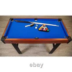 4 ft. 3 In 1 Multi-game Home Arcade Billiards & Tennis & Slide Hockey Play Table