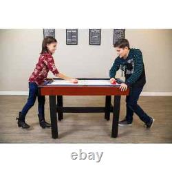 4 ft. 3 In 1 Multi-game Home Arcade Billiards & Tennis & Slide Hockey Play Table