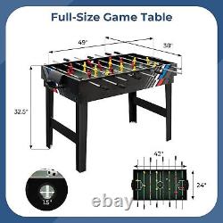 4 in 1 Game Table-Foosball Table, Pool Billiards, Air Hockey & Table Tennis, 49