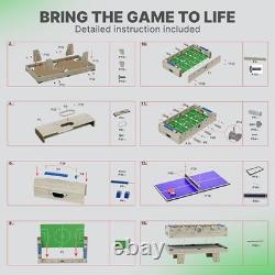 4 in 1 Game Table Multi Game Table for Adults and for All Family Featuring a