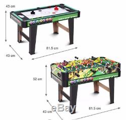 4-in-1 Games Table- Air Hockey Pool Foosball Table Tennis Toys Children Games