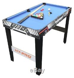 4 in 1 Multi- Game Pool Table Tennis Football Air Hockey Indoor Sport Family Fun