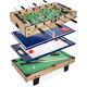 4 in 1 Multi Game Table Set Combination Soccer Air Hockey Billiards Table Tennis