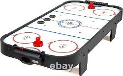 40 Inch Table Top Air Hockey Game for Kids AC Outlet Powered Motor