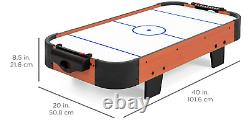 40In Portable Tabletop Air Hockey Arcade Table for Game Room, Living Room With 100
