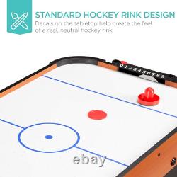 40In Portable Tabletop Air Hockey Arcade Table for Game Room With 100V Motor, Elec