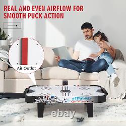 42 Air Hockey Table, with 2 Pucks, 2 Strikers, LED Electronic Scoring, Powerful