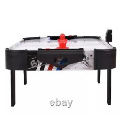 42''Air Powered Hockey Table Game Room Indoor Sport Electronic Scoring 2 Pushers