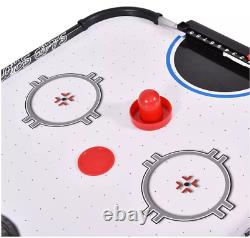 42''Air Powered Hockey Table Game Room Indoor Sport Electronic Scoring 2 Pushers