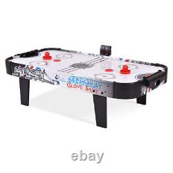 42 Inch Air Powered Hockey Table Top Scoring 2 Pushers Color White