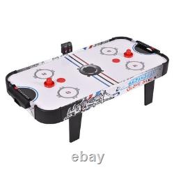 42 Inch Air Powered Hockey Table Top Scoring 2 Pushers Color White